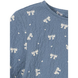 Konges Sløjd Boucle Blue Vida Bluse GOTS