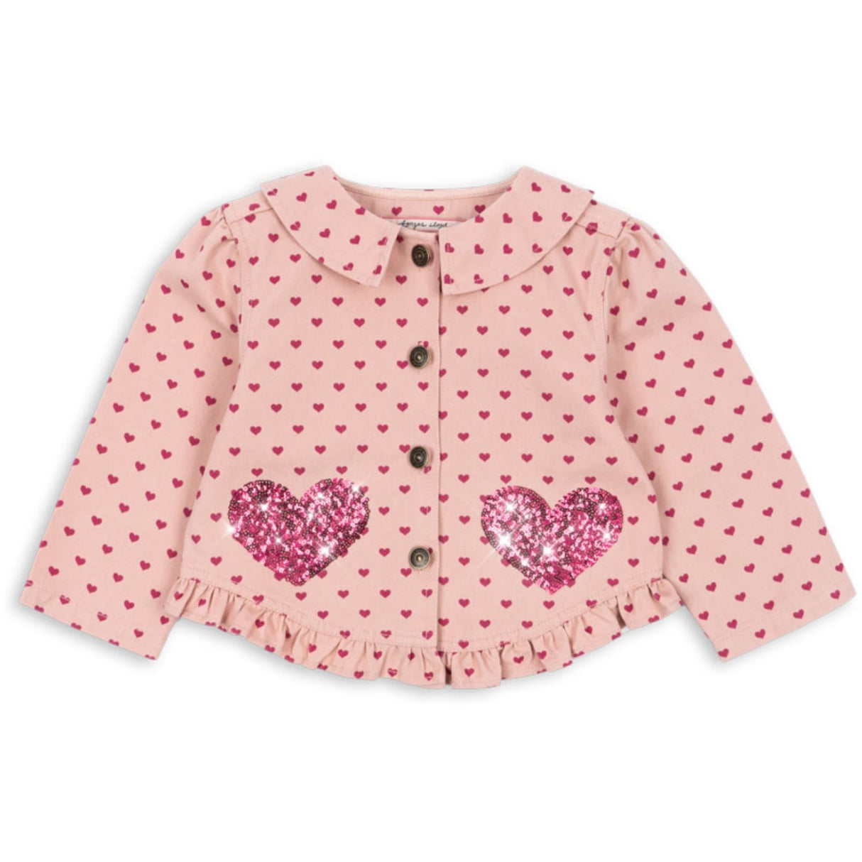 Konges Sløjd Berry Coeur Nola Paljet Skjorte Jakke GOTS