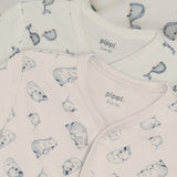 Pippi Flint Stone Natt Drakt W/F -Buttons 2-Pakning