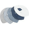 Pippi Dark Blue Bandana Stoff Smekke - Solid (5-Pack)