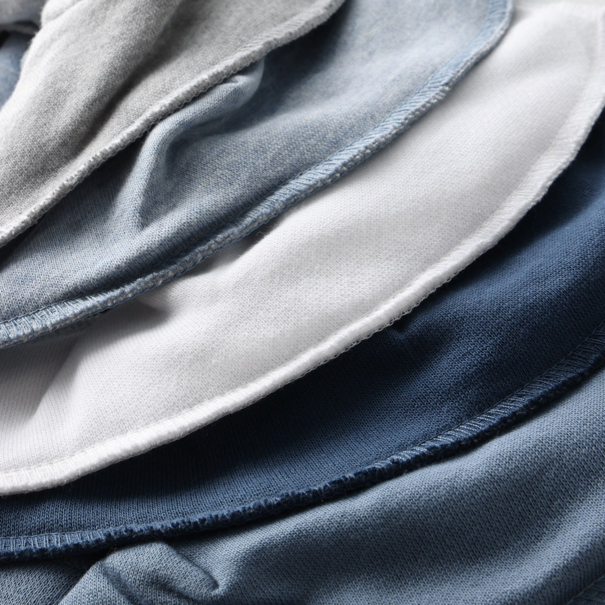 Pippi Dark Blue Bandana Stoff Smekke - Solid (5-Pack)