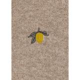 Konges Sløjd Light Brown Mattou Strikk Onesie