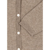 Konges Sløjd Light Brown Mattou Strikk Cardigan