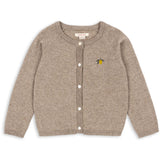 Konges Sløjd Light Brown Mattou Strikk Cardigan