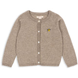 Konges Sløjd Light Brown Mattou Strikk Cardigan