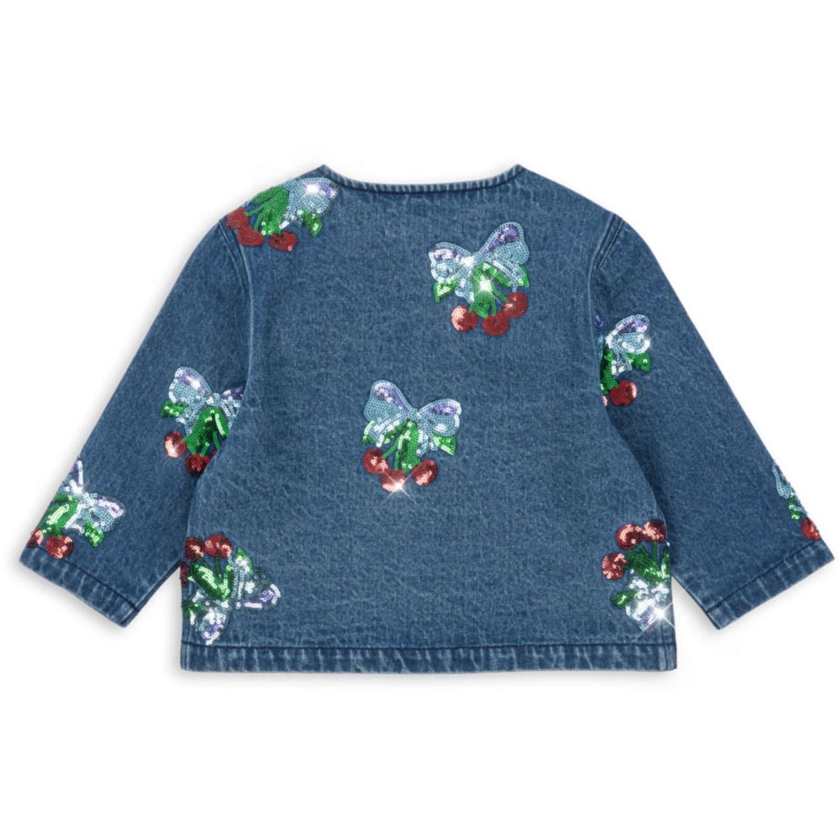 Konges Sløjd Amarena Sequin Magot Paljet Denim Jakke GOTS