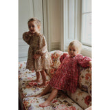 Konges Sløjd Gold Glitter Lila Sequins Bue Kjole