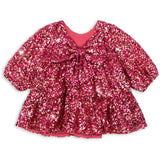 Konges Sløjd Sparkling Sangria Lila Sequins Bue Kjole