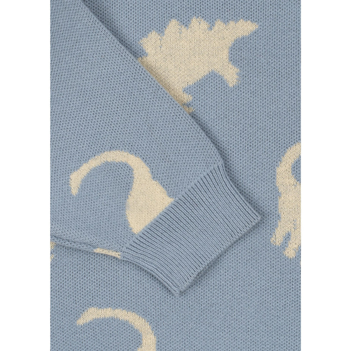 Konges Sløjd Dino Mist Lapis Strikk Sweater GOTS