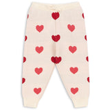 Konges Sløjd Coeur Coloré Duo Pink Lapis Strikk Bukser GOTS