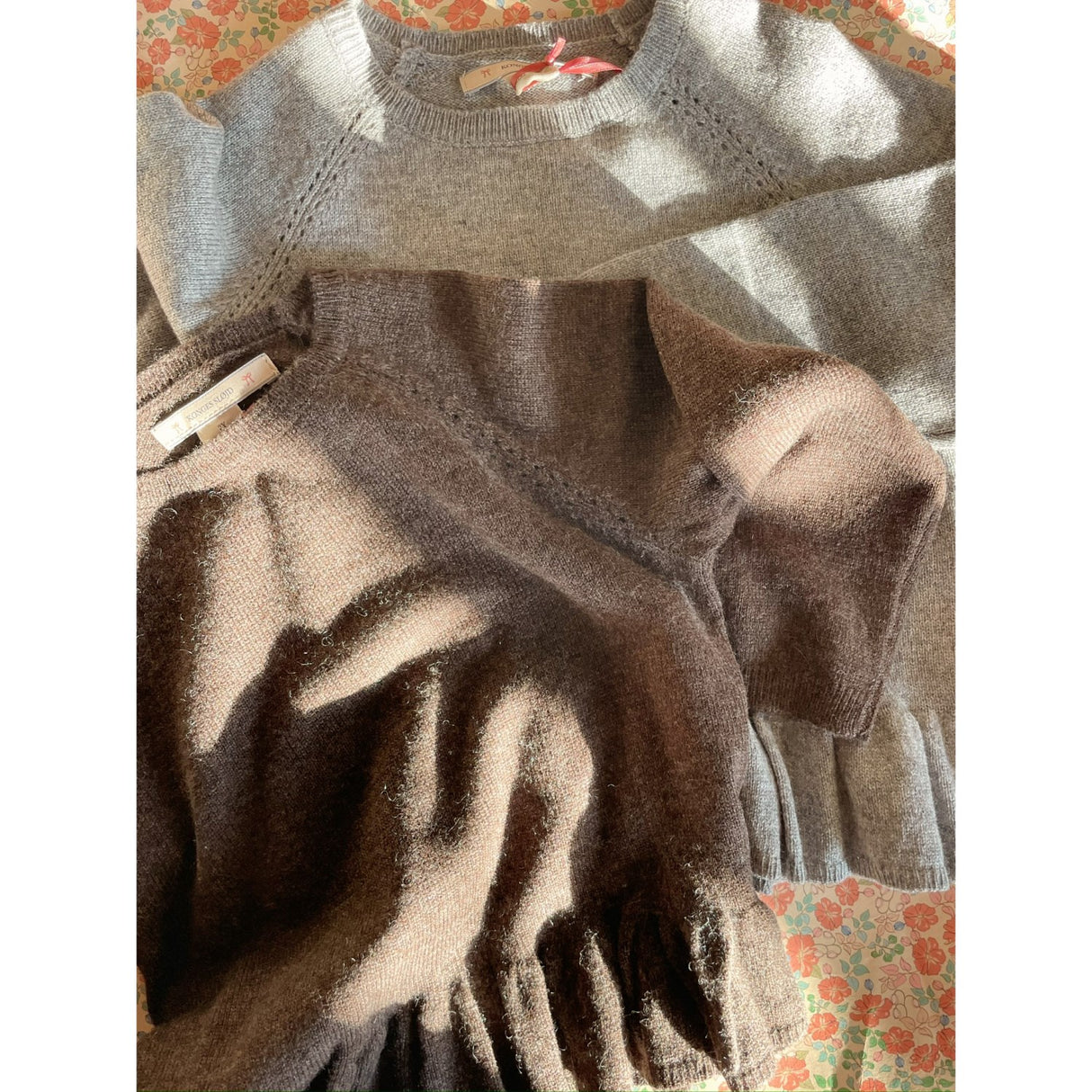 Konges Sløjd Brown Melange Cathy Strikk Sweater