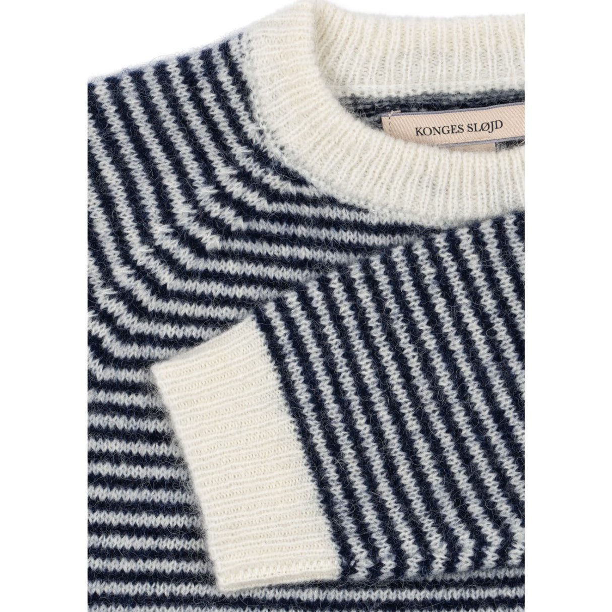 Konges Sløjd Ensign Blue/Buttercream Berle Strikk Sweater