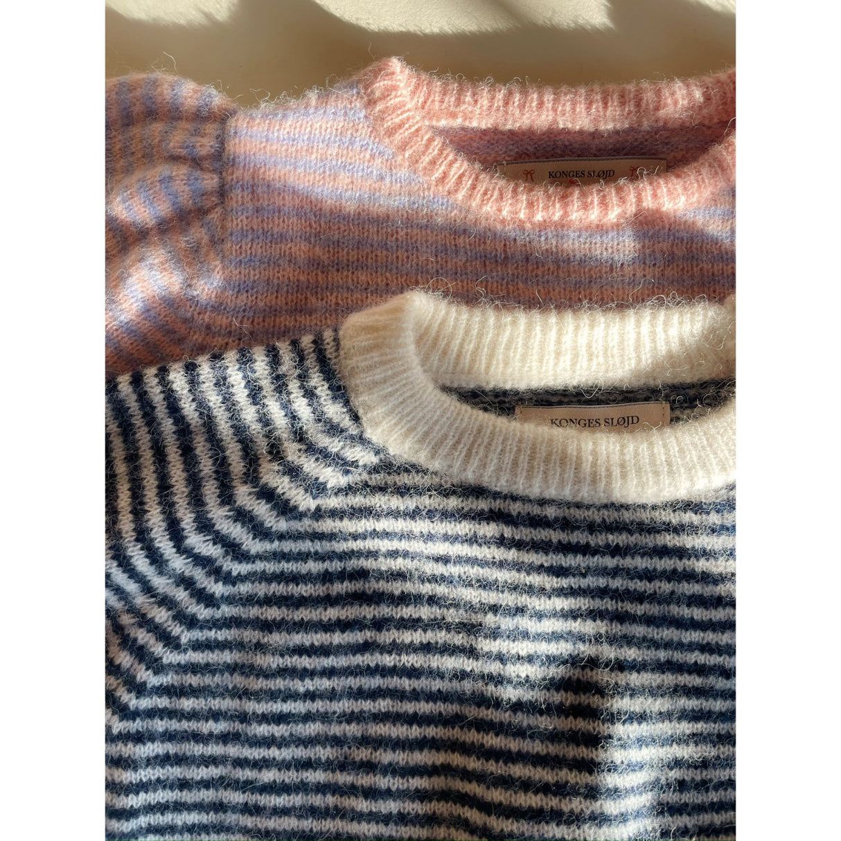 Konges Sløjd Ensign Blue/Buttercream Berle Strikk Sweater