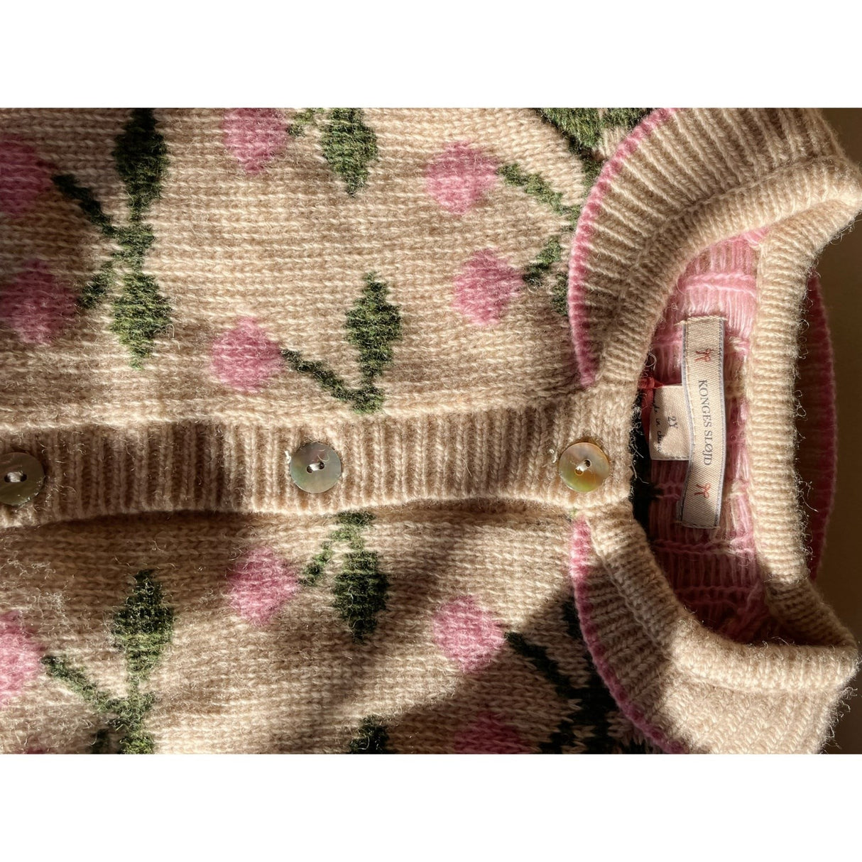 Konges Sløjd Cherry Belou Strikk Halsbånd Cardigan
