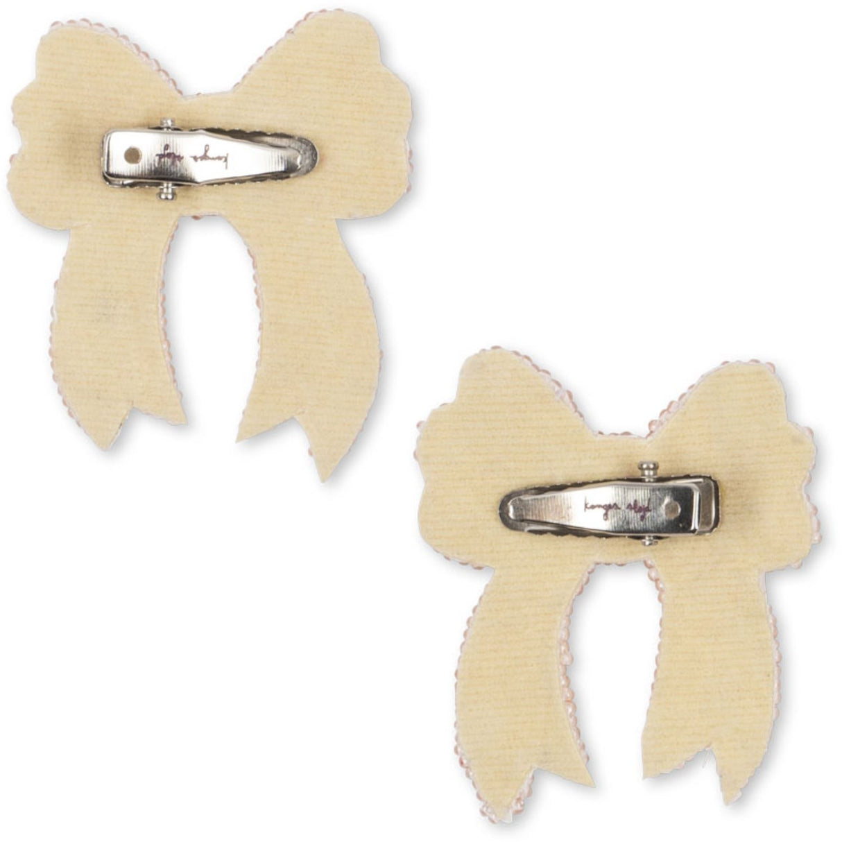 Konges Sløjd Cameo Rose 2 Pakke Paljet Bue Hair Clip