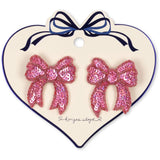 Konges Sløjd Rapture Rose 2 Pakke Paljet Bue Hair Clip