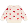 Konges Sløjd Coeur Coloré Duo Pink Lapis Strikk Sweater GOTS