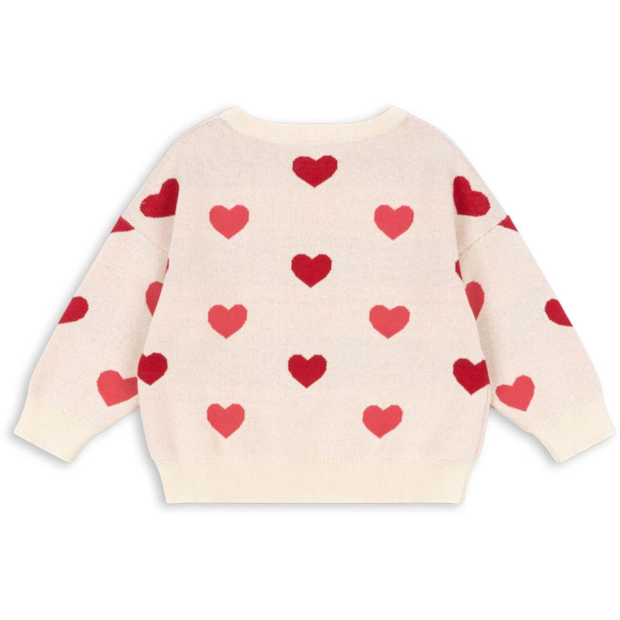 Konges Sløjd Coeur Coloré Duo Pink Lapis Strikk Sweater GOTS