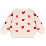 Konges Sløjd Coeur Coloré Duo Pink Lapis Strikk Sweater GOTS