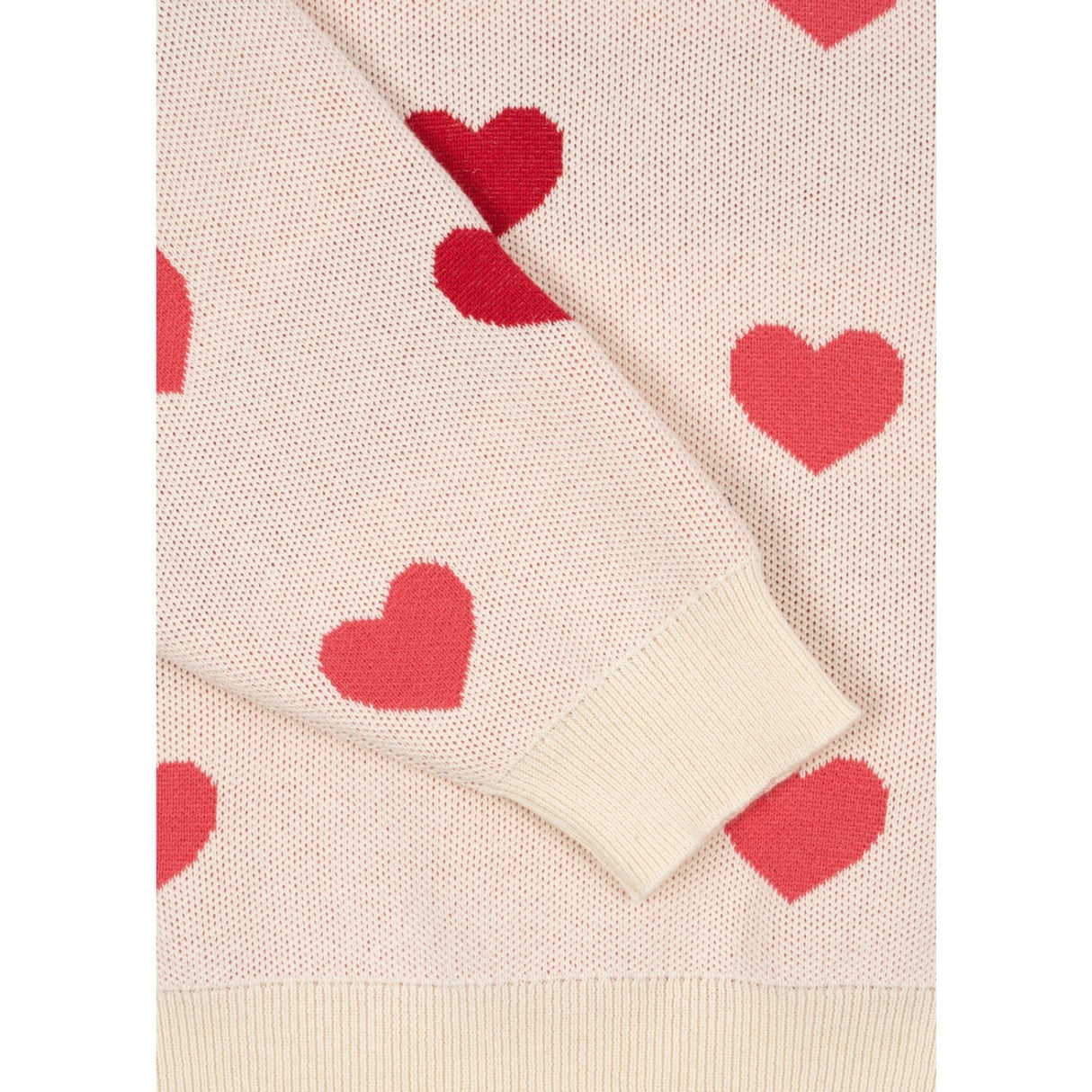Konges Sløjd Coeur Coloré Duo Pink Lapis Strikk Sweater GOTS