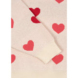 Konges Sløjd Coeur Coloré Duo Pink Lapis Strikk Sweater GOTS
