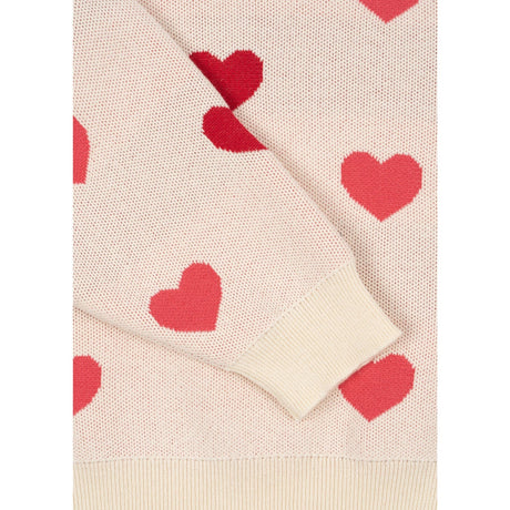 Konges Sløjd Coeur Coloré Duo Pink Lapis Strikk Sweater GOTS