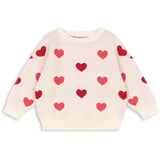 Konges Sløjd Coeur Coloré Duo Pink Lapis Strikk Sweater GOTS