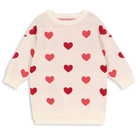 Konges Sløjd Coeur Coloré Duo Pink Lapis Strikk Kjole GOTS