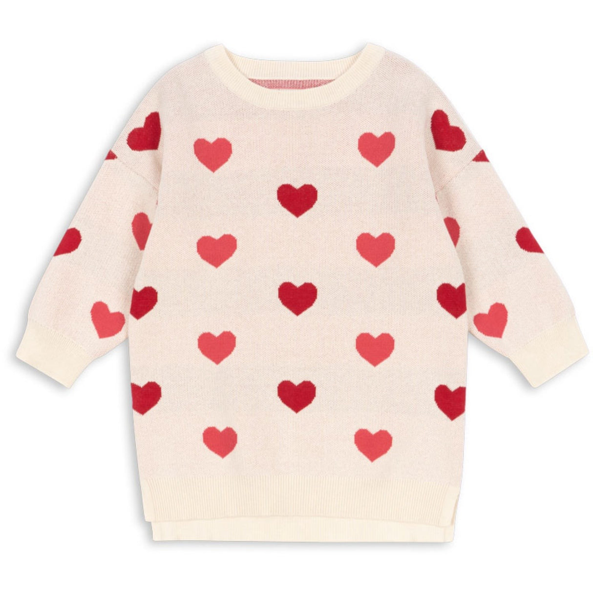 Konges Sløjd Coeur Coloré Duo Pink Lapis Strikk Kjole GOTS