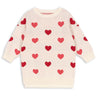 Konges Sløjd Coeur Coloré Duo Pink Lapis Strikk Kjole GOTS