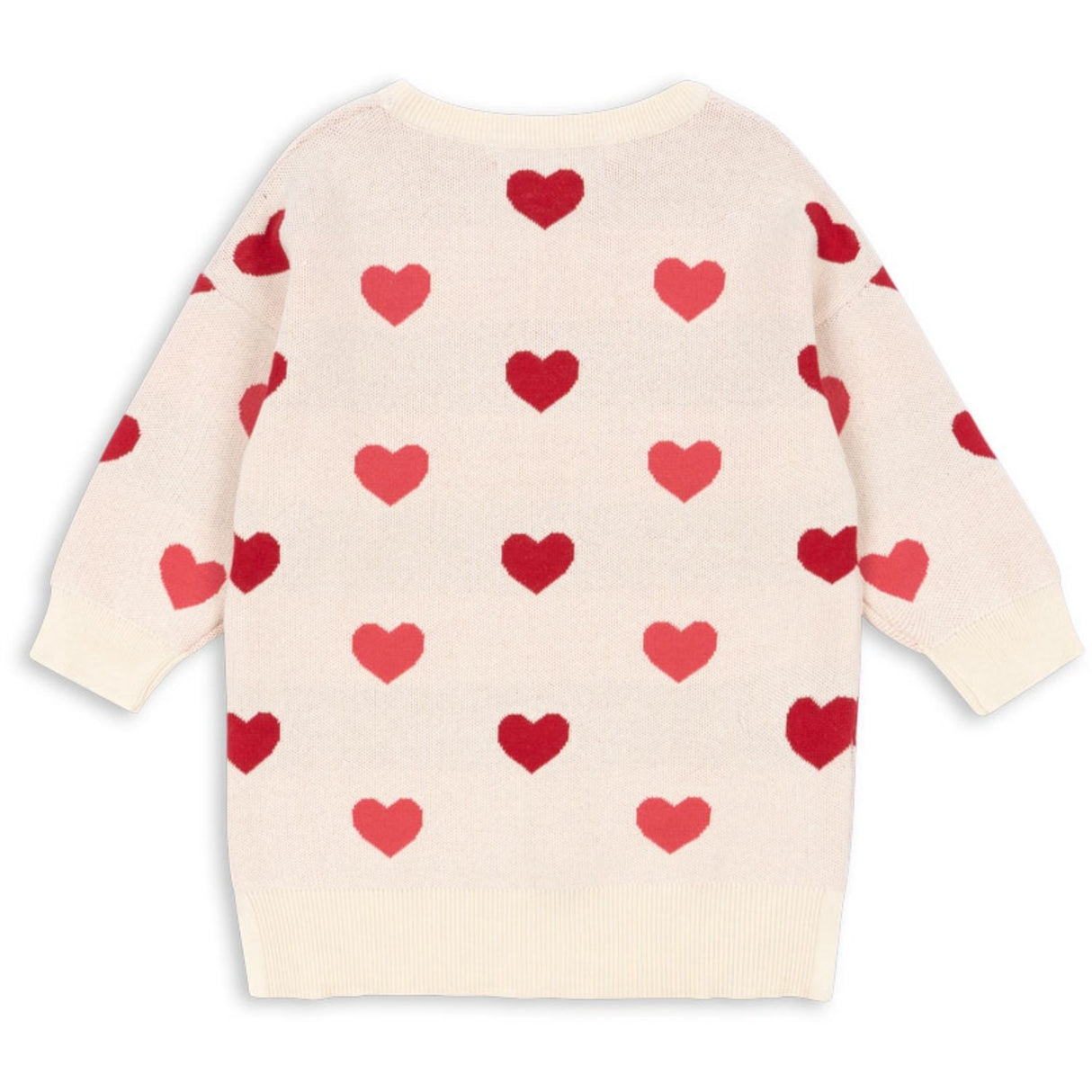 Konges Sløjd Coeur Coloré Duo Pink Lapis Strikk Kjole GOTS