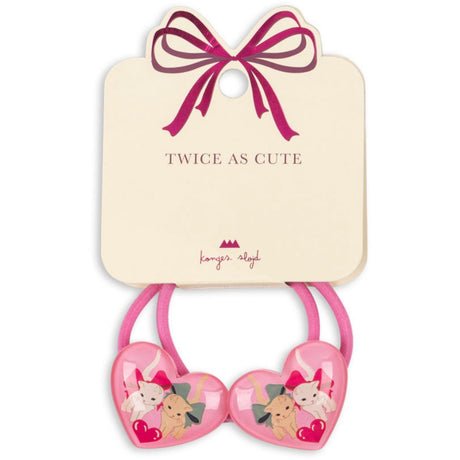 Konges Sløjd Bow Kitty 2 Pakke Vilma Hair Elastic