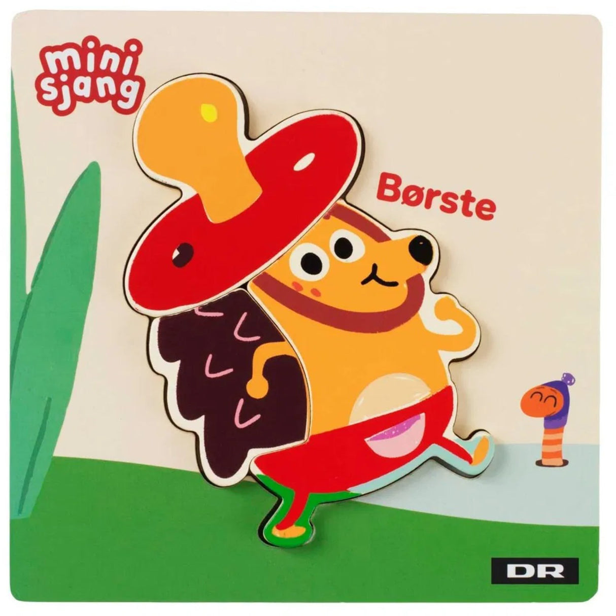 DR Puslespill i tre, 3 brikker, pensel