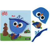 DR Puslespill i tre, 3 brikker, Rut