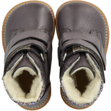 Angulus lavendel/pastell multi glitter TEX støvel med glitter og borrelås lukking