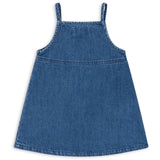 Konges Sløjd x Luksusbaby Denim Blue Magot Strap Dress GOTS