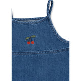 Konges Sløjd x Luksusbaby Denim Blue Magot Strap Dress GOTS