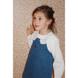 Konges Sløjd x Luksusbaby Denim Blue Magot Strap Dress GOTS