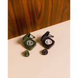 Bibs Sage/Hunter Green Smokk Colour Holiday Leaf 2-Pakning Latex