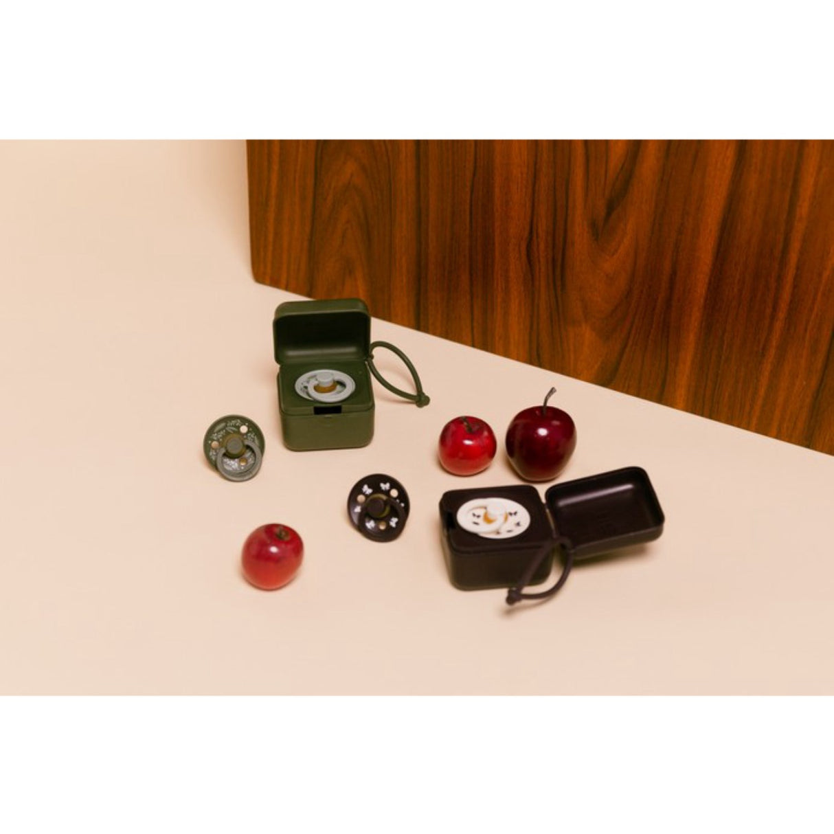 Bibs Sage/Hunter Green Smokk Colour Holiday Leaf 2-Pakning Latex