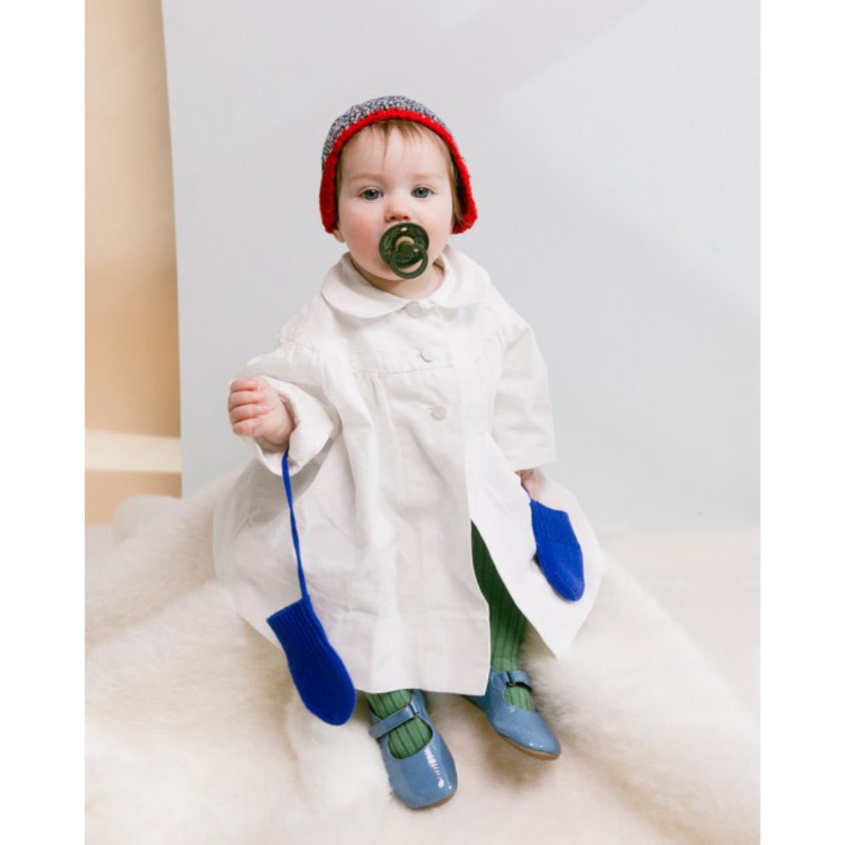 Bibs Sage/Hunter Green Smokk Colour Holiday Leaf 2-Pakning Latex