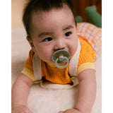 Bibs Sage/Hunter Green Smokk Colour Holiday Leaf 2-Pakning Latex