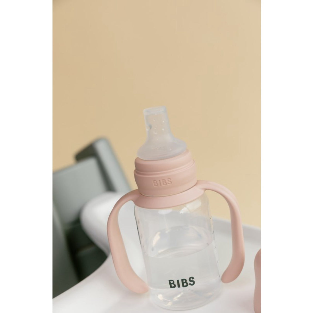 Bibs Blush Baby Sippy Flaske Spout Round Silikon Slow Flow