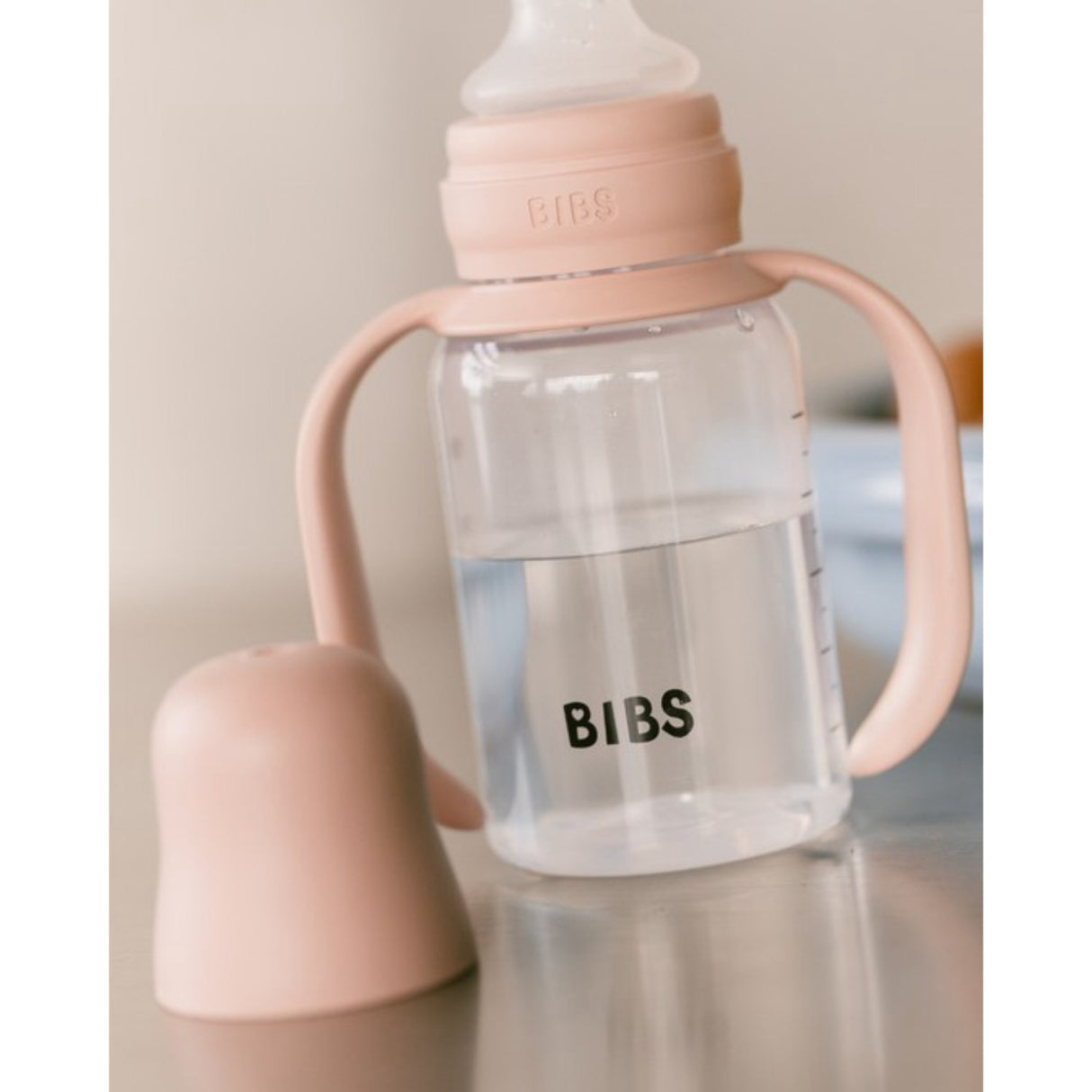 Bibs Blush Baby Sippy Flaske Spout Round Silikon Slow Flow