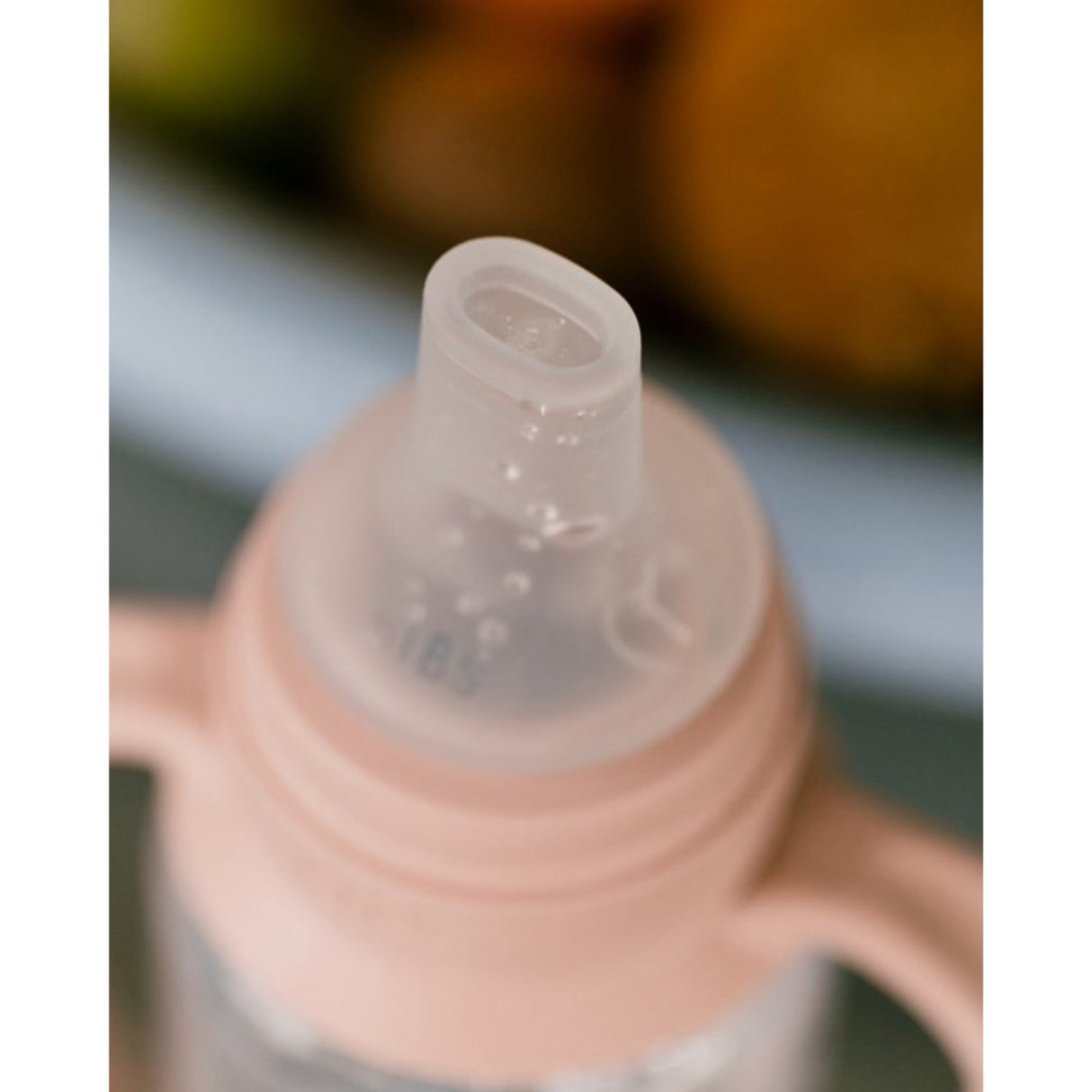 Bibs Blush Baby Sippy Flaske Spout Round Silikon Slow Flow