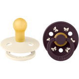 Bibs Ivory/Plum Smokk Colour Holiday Bue 2-Pakning Latex