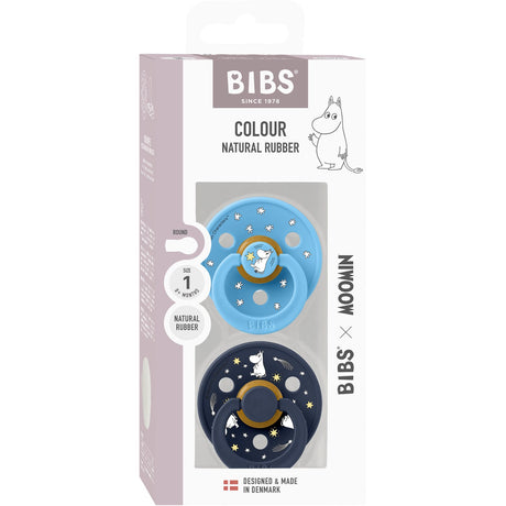Bibs X Moomin Breeze Mix Smokk Colour 2-Pakning Good Night Latex