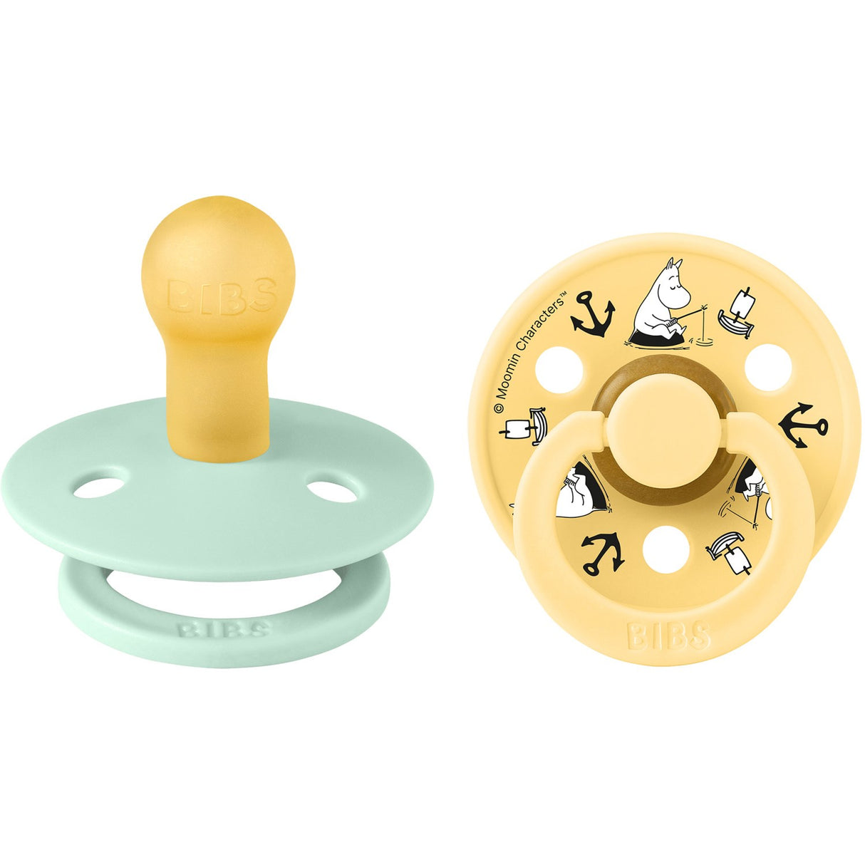 Bibs X Moomin Nordic Mint Mix Smokk Colour 2-Pakning Sailing Latex