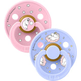 Bibs X Moomin Baby Pink Mix Smokk Colour 2-Pakning Dreaming Latex
