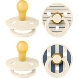 Bibs Pin Ivory Vanilla Mix/Pin Ivory Steel Blue Mix Smokk Studio Colour 4-Pakke Latex